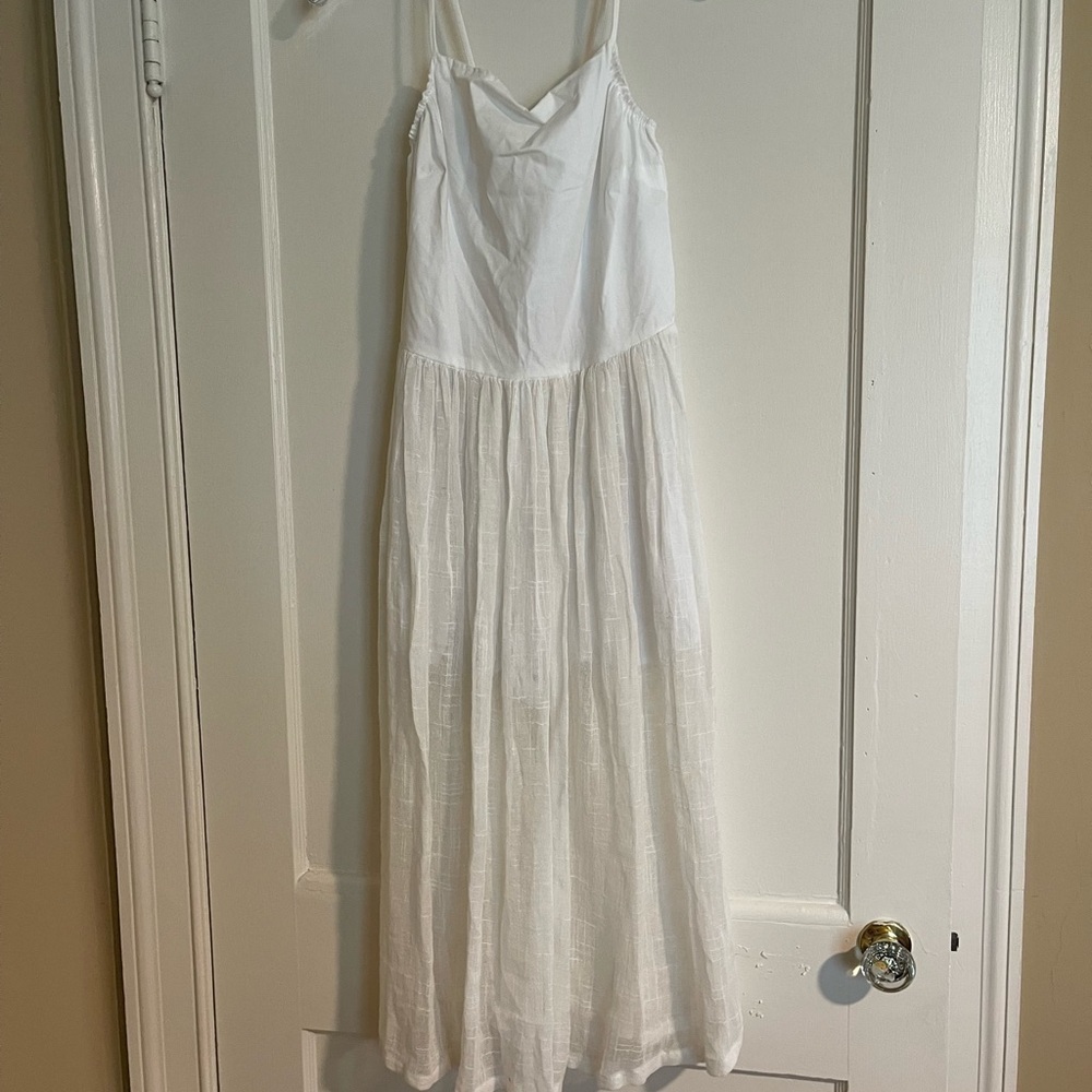 Urban Outfitters White Midi Dress